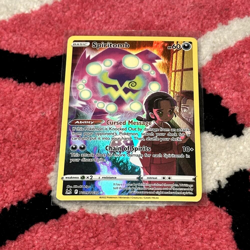 Spiritomb #TG09 – Pokémon Lost Origin Trainer Gallery – Full Art Holo